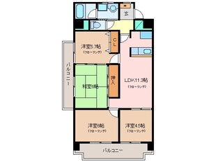 松阪駅 徒歩7分 6階の物件間取画像